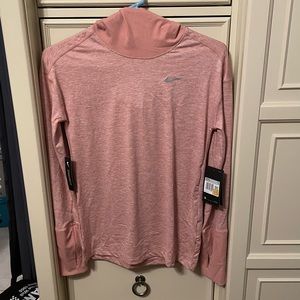 Pink NIKE long sleeve shirt w/ hood
